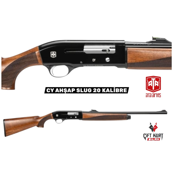 Ata Arms CY Ahşap Slug 20 Kalibre Otomatik Yivsiz Av Tüfeği